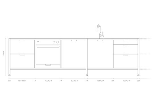 WERK wall module | Cocinas modulares | Jan Cray