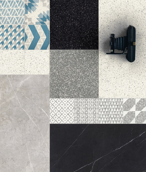 Arte Terrazzo Grey Designer, Grey Sparkle Floor Tiles B Q