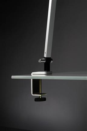 Mosso Pro Desk Lamp with grommet mount, Silver | Table lights | Koncept