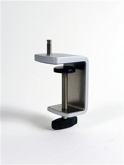 Z-Bar mini Desk Lamp with Silver slatwall mount, Silver | Wall lights | Koncept