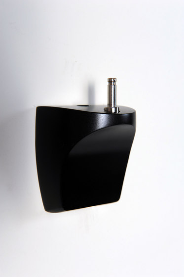 Z-Bar mini Desk Lamp with wireless charging Qi Base, Metallic Black | Tischleuchten | Koncept