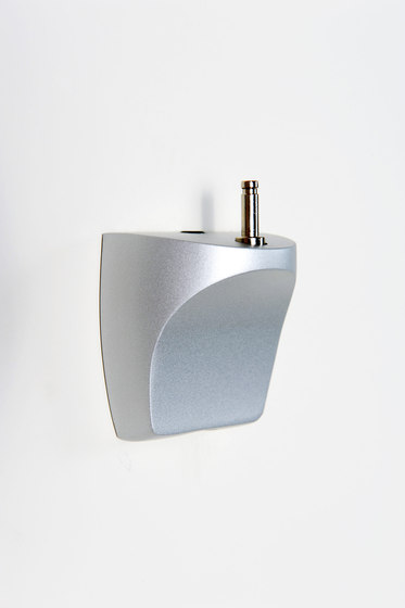 Z-Bar slim Desk Lamp with grommet mount, Metallic Black | Lámparas de sobremesa | Koncept