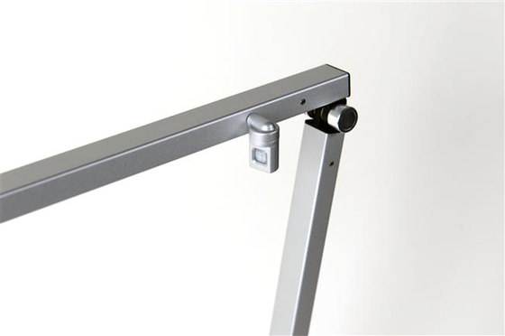 Z-Bar mini Desk Lamp with grommet mount, Silver | Table lights | Koncept