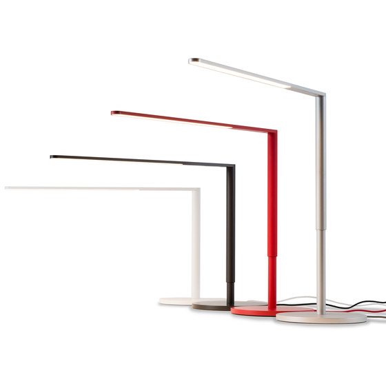 Lady7 LED Desk Lamp - Matte Red | Luminaires de table | Koncept