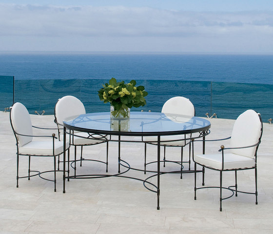 AMALFI DOUBLE CHAISE LOUNGE WITH ARMS | Sun loungers | JANUS et Cie