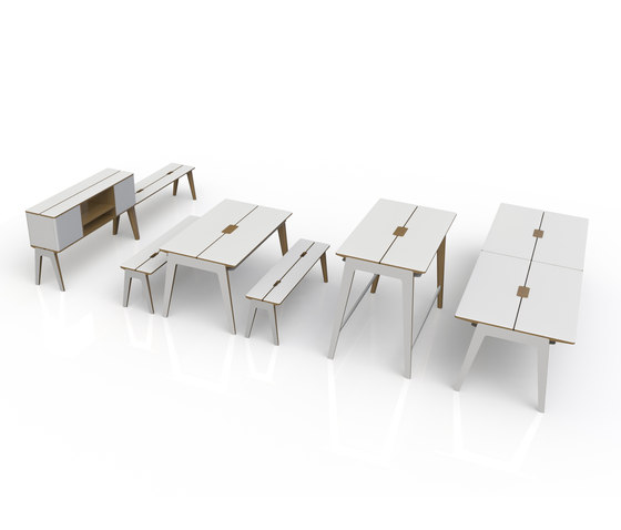 Section Standing Table | Tavoli alti | Fleischer Büromöbelwerk