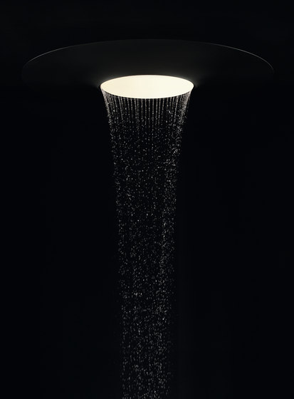 Experience Showers | AQUAMOON Rain panel with xTool with hand shower set | Wellness showers | Dornbracht
