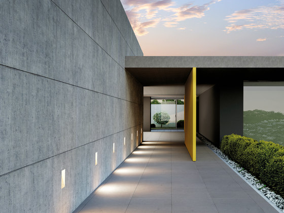 Microghost Square | Outdoor recessed wall lights | Simes
