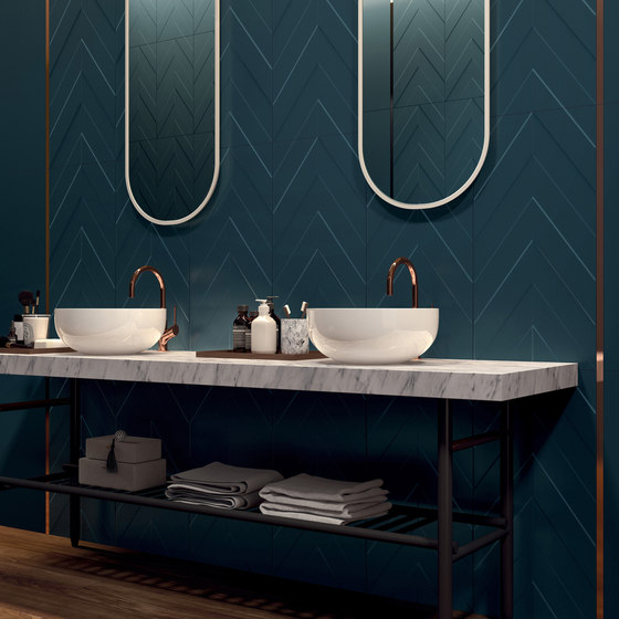 4D | Plain Deep Blue 20 | Ceramic tiles | Marca Corona