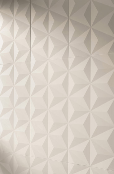 4D | Hexagon White Matt | Ceramic tiles | Marca Corona