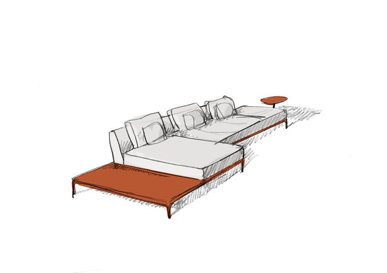 AluZen sofa 2 / P02 | Sofas | Alias