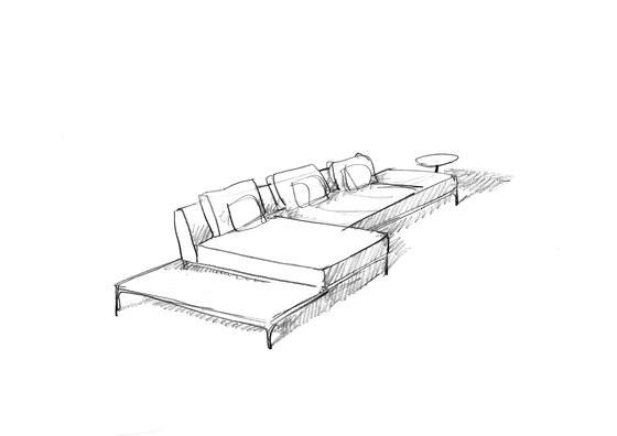 AluZen sofa 2 / P02 | Canapés | Alias