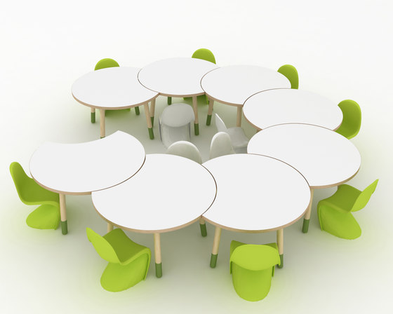 Table Choquette Modular | Kindertische | IDM Coupechoux