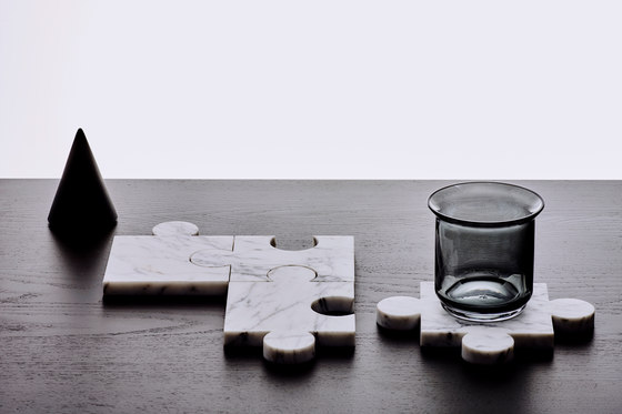 Stonecut Puzzle Coasters White | Dessous de verres / plats | tre product