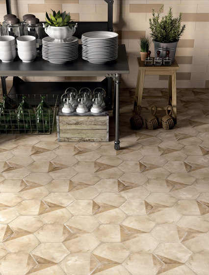 Terra | Ottagono Vers.F | Ceramic tiles | Marca Corona