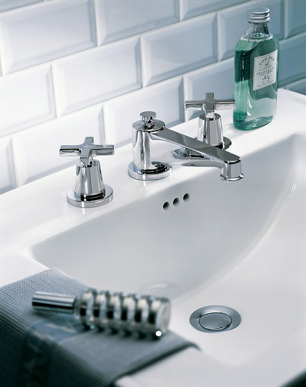 Spirit | Rim mounted 3-hole basin mixer | Wash basin taps | THG Paris