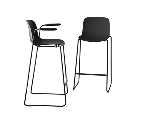 Troy | Sledge Stool with arms | Bar stools | Magis