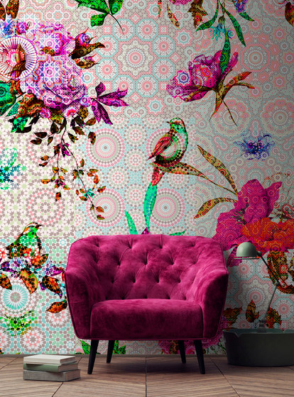 Walls By Patel | Wallpaper Mosaic Garden 2 | Wall coverings / wallpapers | Architects Paper
