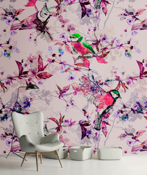 Walls By Patel | Wallpaper Songbirds 1 | Wall coverings / wallpapers | Architects Paper