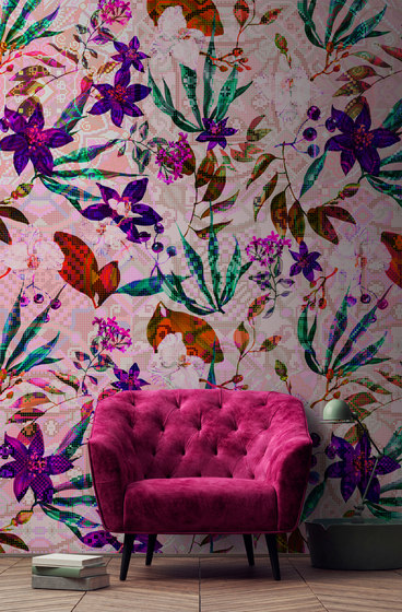 Walls By Patel | Wallpaper Mosaic Blossom 2 | Wall coverings / wallpapers | Architects Paper