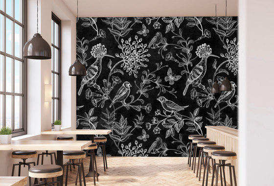Walls By Patel | Tapete | Digitaldruck Blackboard 1 | Wandbeläge / Tapeten | Architects Paper