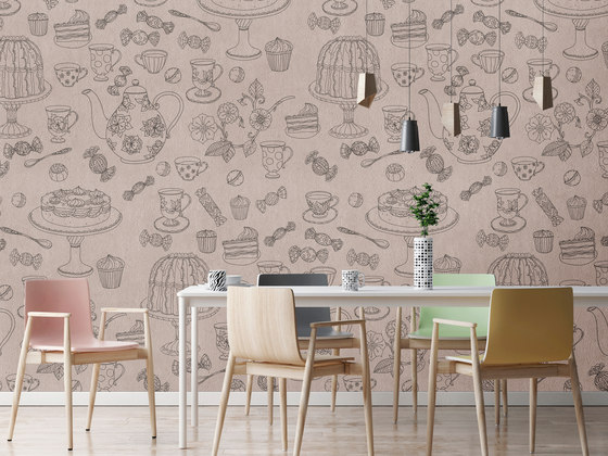 Walls By Patel | Papier Peint Coffeetime 1 | Revêtements muraux / papiers peint | Architects Paper