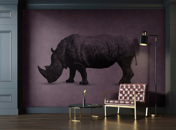 Walls By Patel | Papier Peint Rhino 1 | Revêtements muraux / papiers peint | Architects Paper