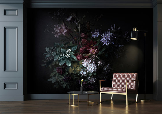 Walls By Patel | Wallpaper Bouquet Noir 2 | Wall coverings / wallpapers | Architects Paper