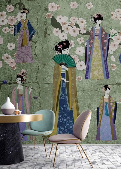 Walls By Patel | Papel Pintado Kimono 2 | Revestimientos de paredes / papeles pintados | Architects Paper
