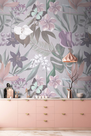 Walls By Patel | Wallpaper Orchid Garden 1 | Wall coverings / wallpapers | Architects Paper