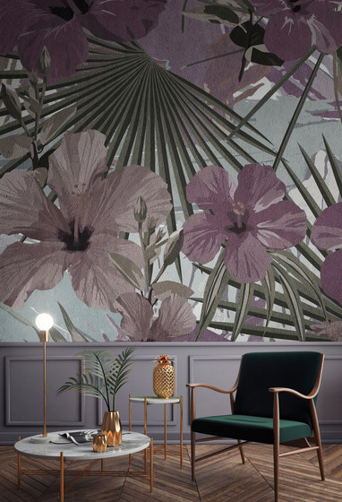 Walls By Patel | Wallpaper Hibiscus 3 | Wall coverings / wallpapers | Architects Paper