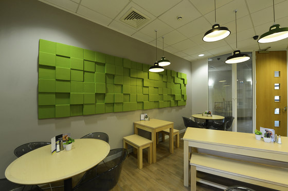 Cubism | Sound absorbing wall systems | Soundtect