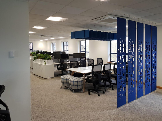 Freestyle - Freestyle Dividers - Acoustic Workplace Dividers - Fins for Office. | Divisores de habitaciones fonoabsorbentes | Soundtect