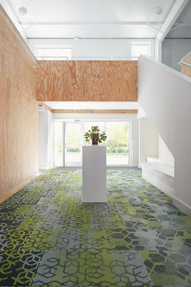 Let It Bee - Bee's Knees Evening Dusk | Carpet tiles | Interface USA