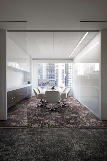 View From Above - Cloud Cover Plum Shadow | Quadrotte moquette | Interface USA