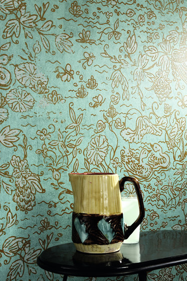 Domino | Flirt aquatique RM 255 06 | Wall coverings / wallpapers | Elitis