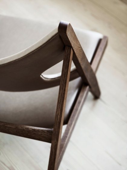 Knitting Lounge Chair, Sheepskin, Natural Oak | Natur | Armchairs | Audo Copenhagen
