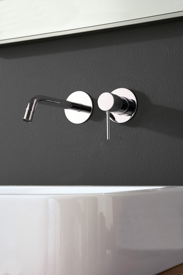 Pur single-lever concealed wall mounted mixer, chrome | Grifería para lavabos | CONTI+