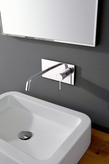 Pur single-lever concealed wall mounted mixer, chrome | Robinetterie pour lavabo | CONTI+