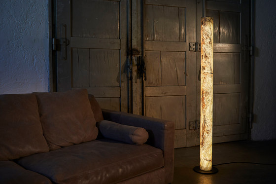 Columna | white pearl | Free-standing lights | LeuchtNatur