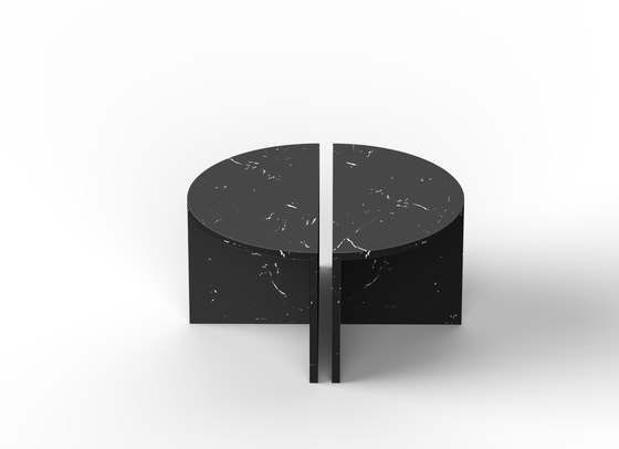 Fifty Oval - glass - black frosted | Coffee tables | NEO/CRAFT