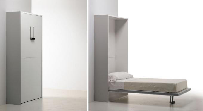 La Literal Single Folding Bed Architonic, Wall Folding Bed Frame