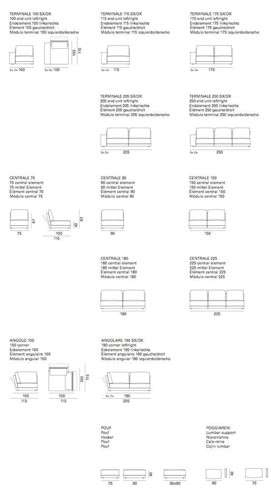 Sydney Sofa - High quality designer products | Architonic