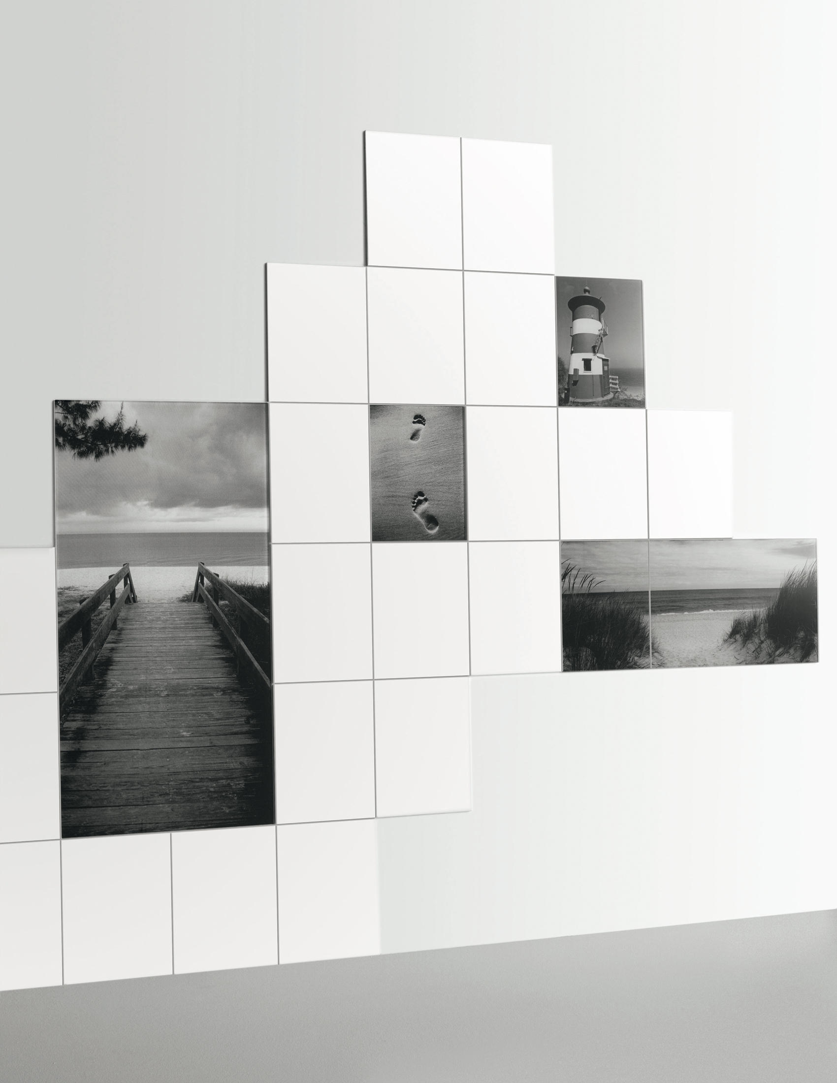 Glass tiles with ceramic prints Architonic