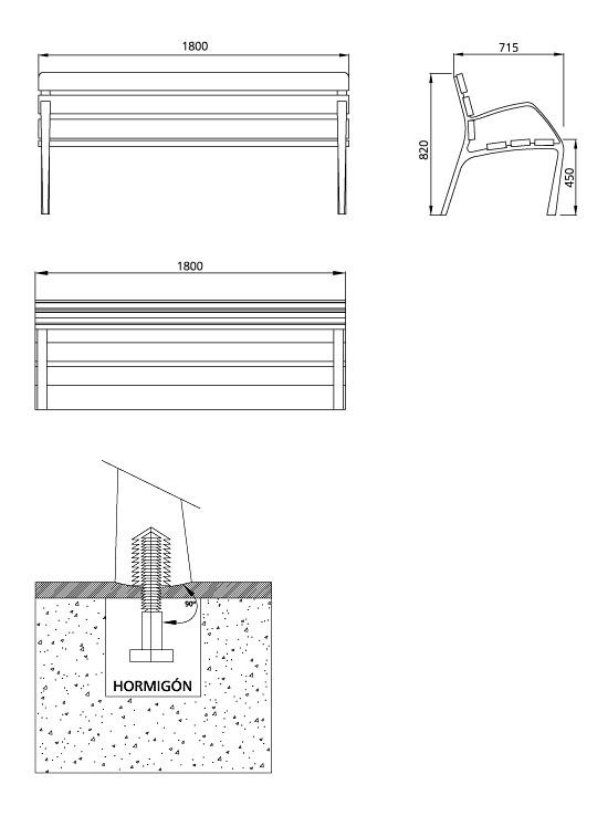 NeoBarcino UM304 Bench & designer furniture | Architonic