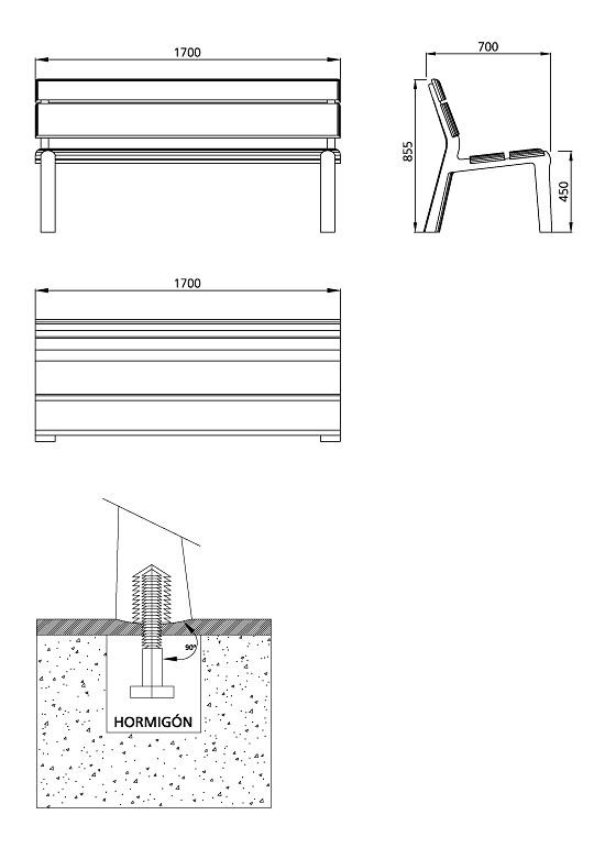 Delta XXI UM363W Bench & designer furniture | Architonic