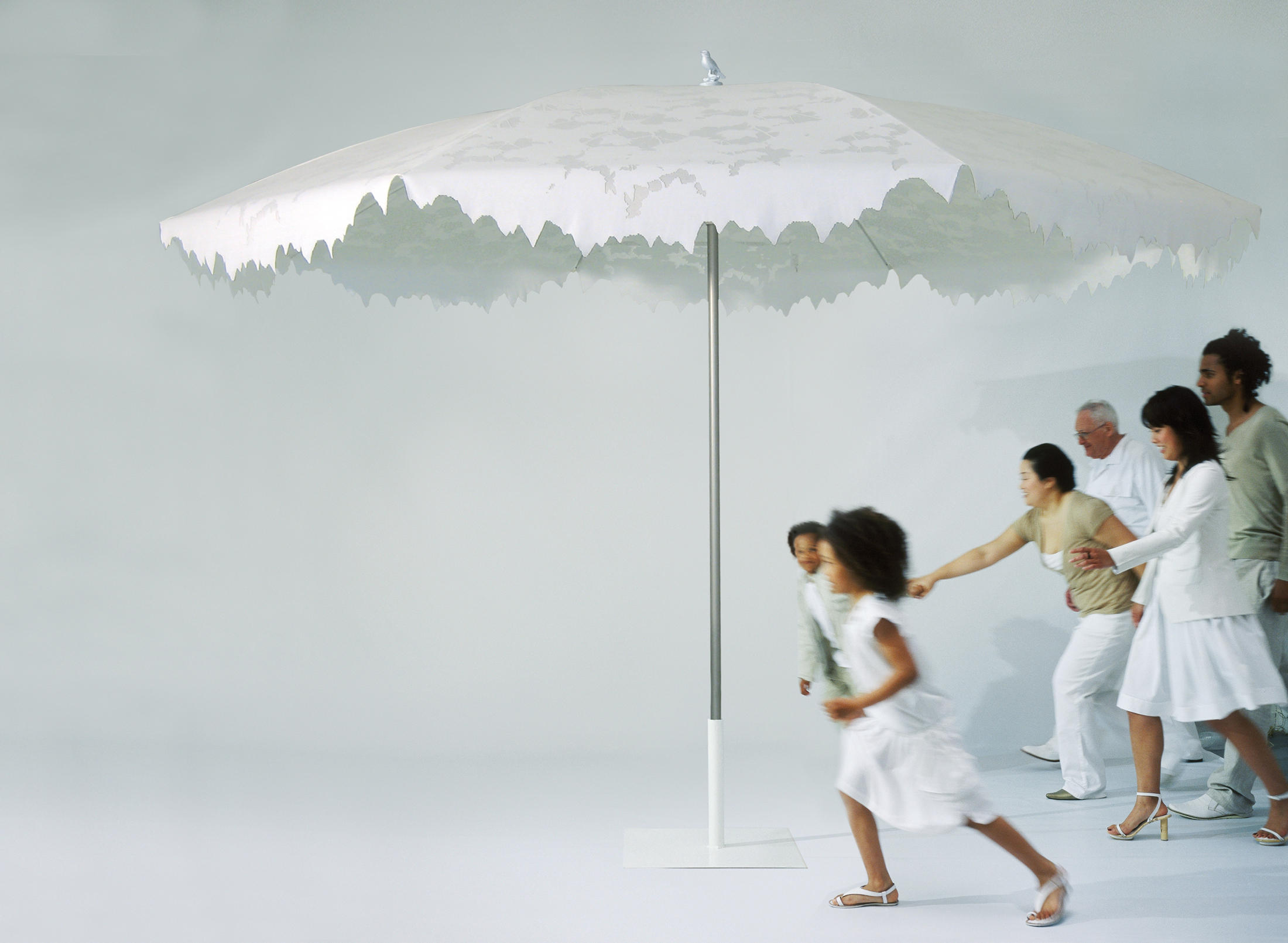 Fascinerend Armoedig Auto Shadylace parasol white | Architonic