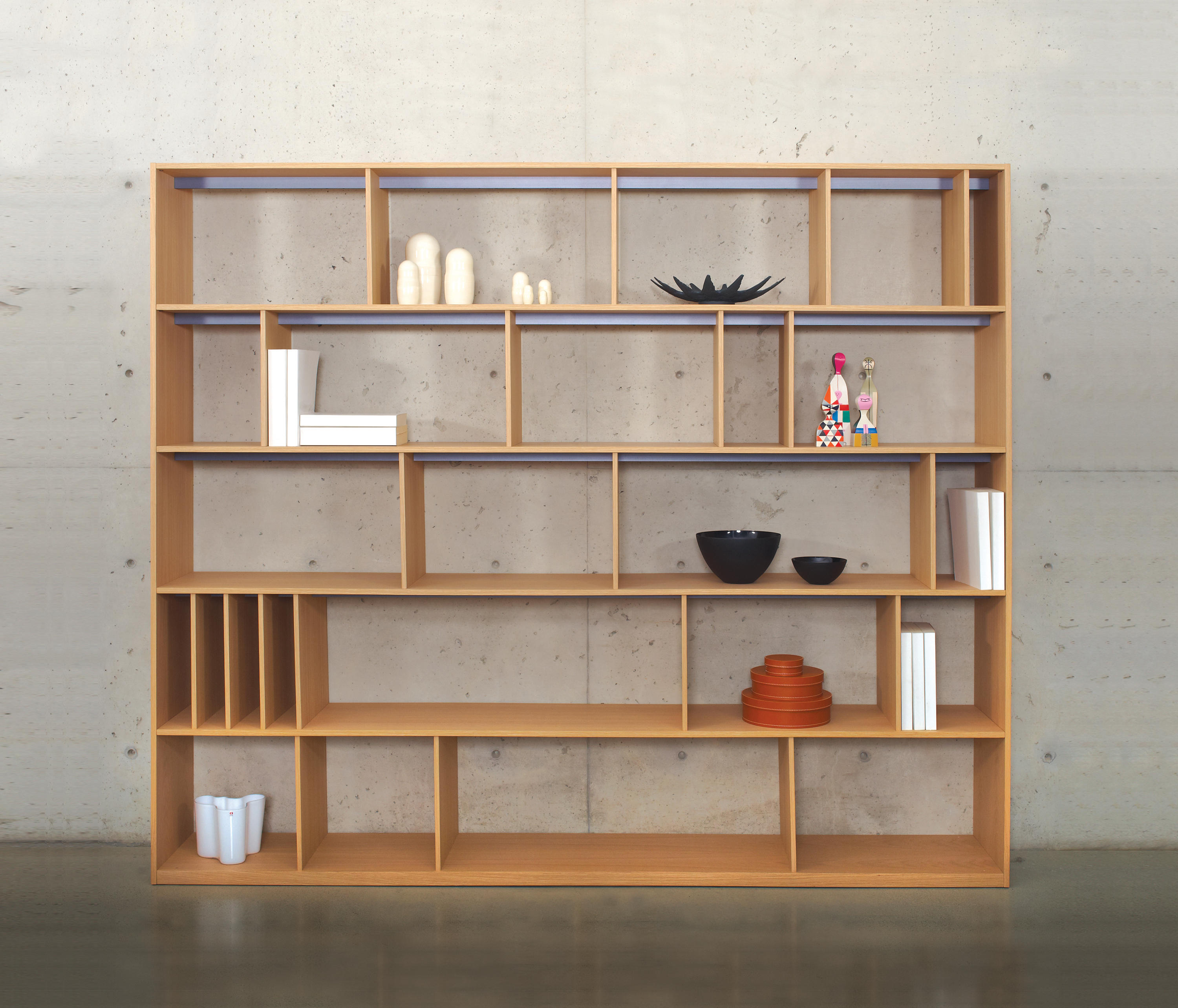 Bookcase room divider by bensen italy - creative furniture d.