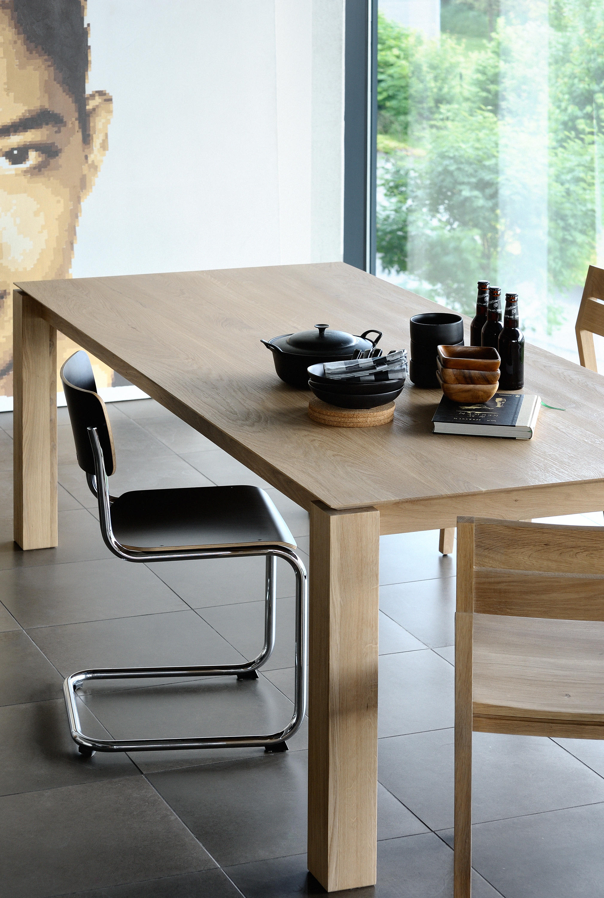 OAK SLICE DINING TABLE Restaurant tables from Ethnicraft Architonic
