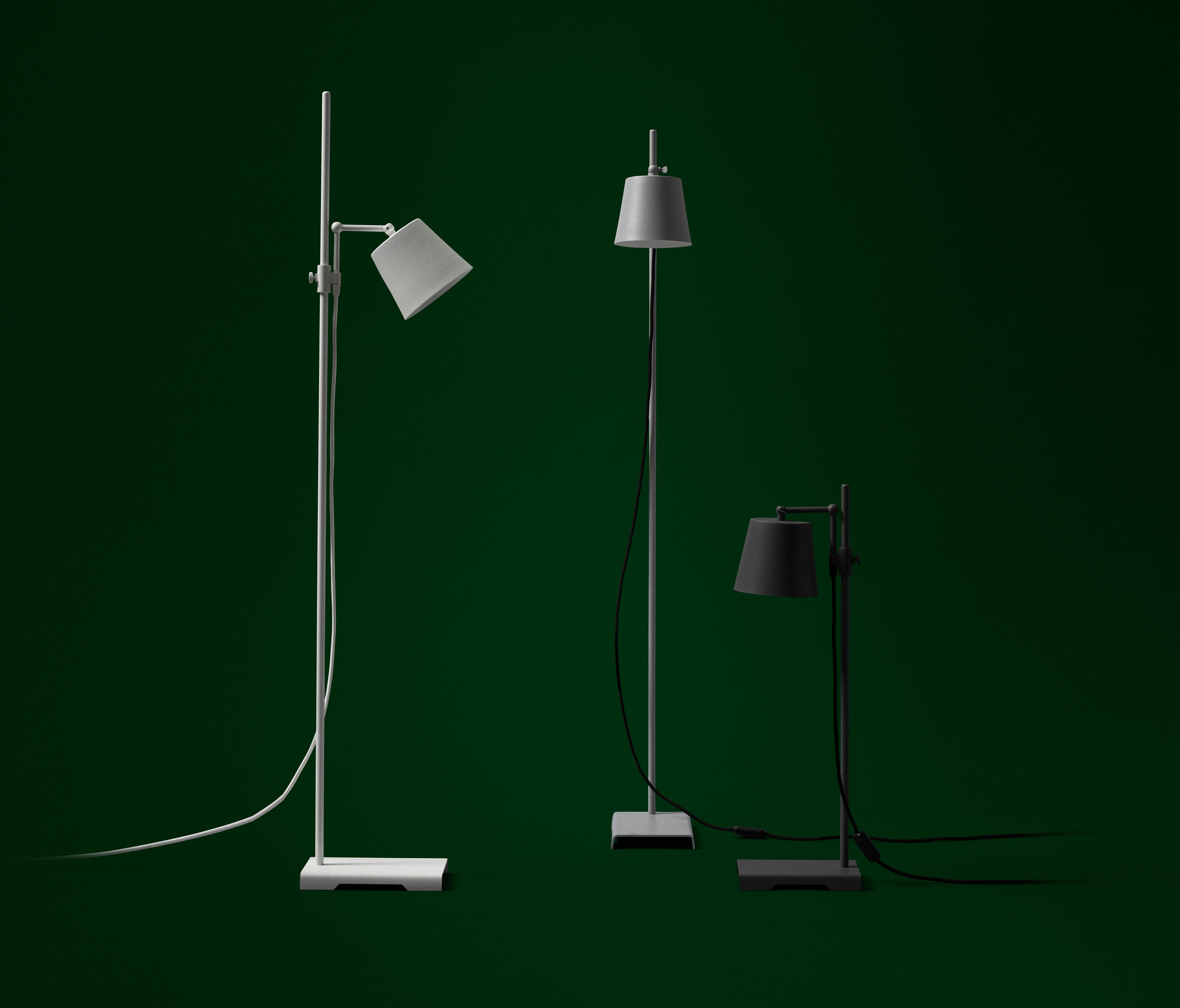 Steel Lab Light floor black Architonic